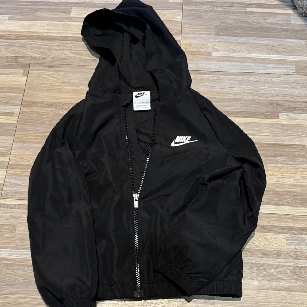 Nike Black Windbreaker Jacket 4T